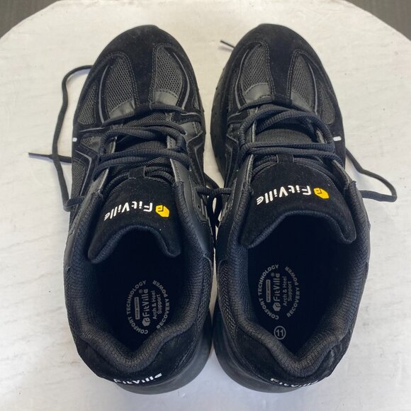 FitVille Men's Sneakers rebound core‎ v1,Size 11EEW,Black,Comfort Technology - Picture 11 of 15